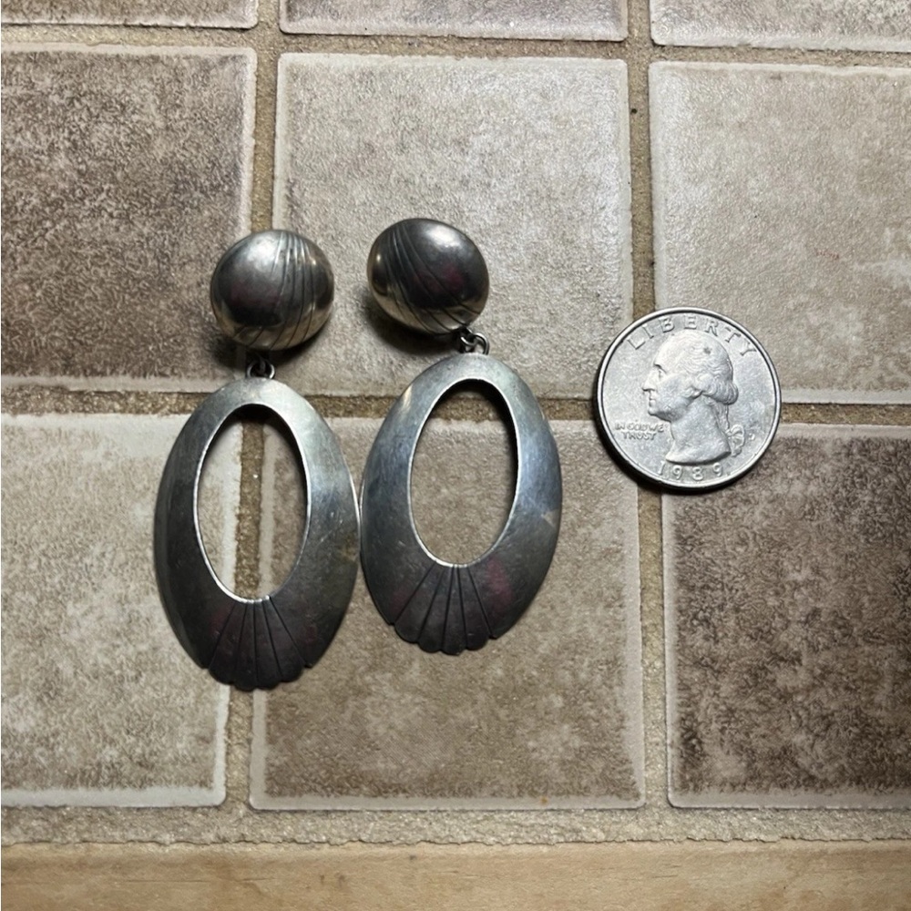 Vintage Sterling Silver Earrings